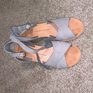 Dolce Vita grey suede sandals size 6